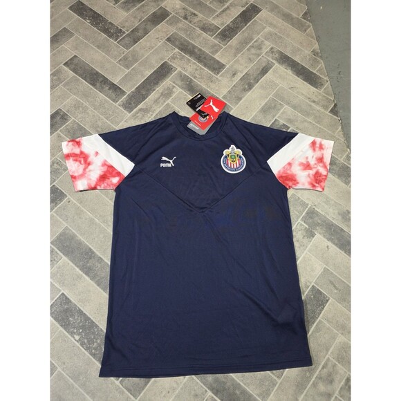 New LIGA MX Puma Chivas Iconic MCS Top Jersey Training 765097-01 MENS SIZE SMALL - Picture 2 of 8